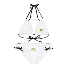 Load image into Gallery viewer, EC8 Strappy Black Bikini Set