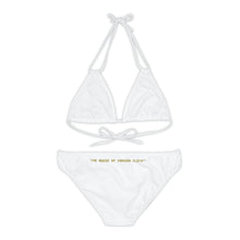 Load image into Gallery viewer, EC8 Strappy White Bikini Set
