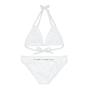 EC8 Strappy White Bikini Set