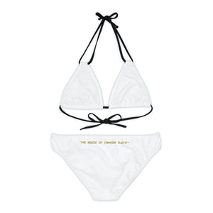 EC8 Strappy Black Bikini Set