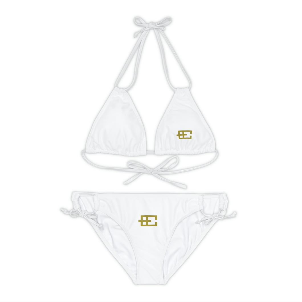 EC8 Strappy White Bikini Set