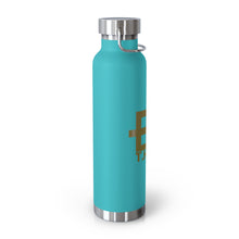 Load image into Gallery viewer, T.H.O.C.C. Copper Vacuum Insulated Bottle, 22oz

