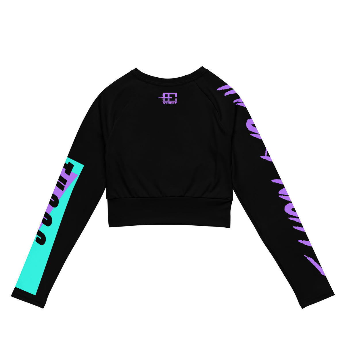 【BOHEMSEO】 [CROP] TRAIL OF EXTINCTION 'PRINTED LONG SLEEVE THOCC IMPORT NIGHTS Recycled long-sleeve crop top – THE